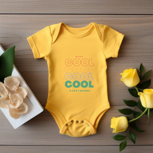 Cool überall bleibe - Minimalistisches trendiges D Baby Strampler