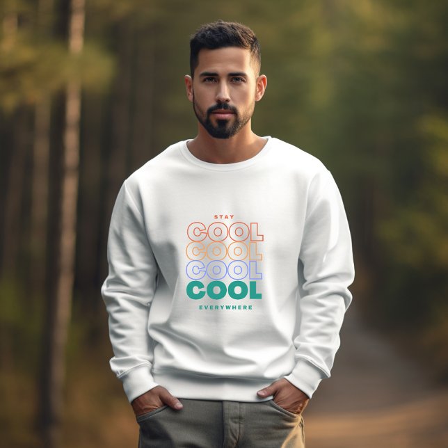 Cool überall bleibe - Minimalistisches trendiges D T-Shirt (Von Creator hochgeladen)
