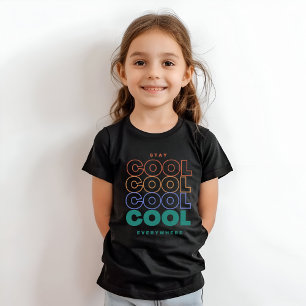 Cool überall bleibe - Minimalistisches trendiges D T-Shirt