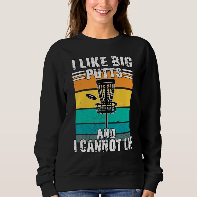 Cool Ultimate Frisbee Disc Golf Outdoor Sport Sweatshirt (Vorderseite)