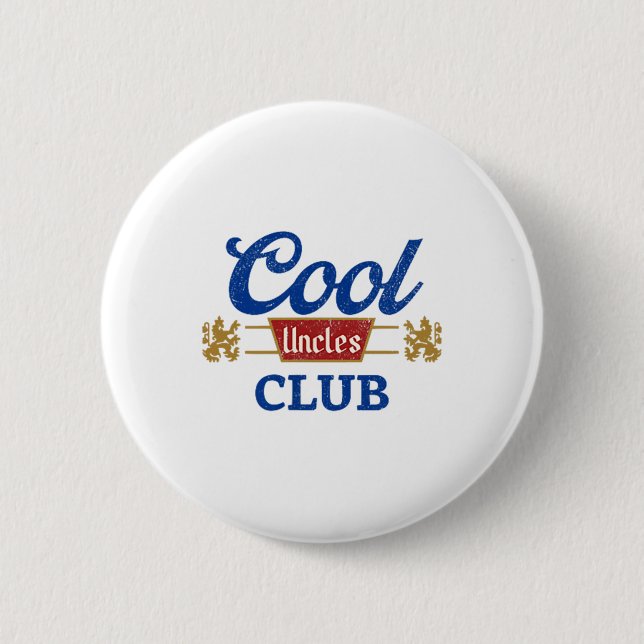 Cool Uncles Club Best Unver Funny Pocket Fath Button (Vorderseite)