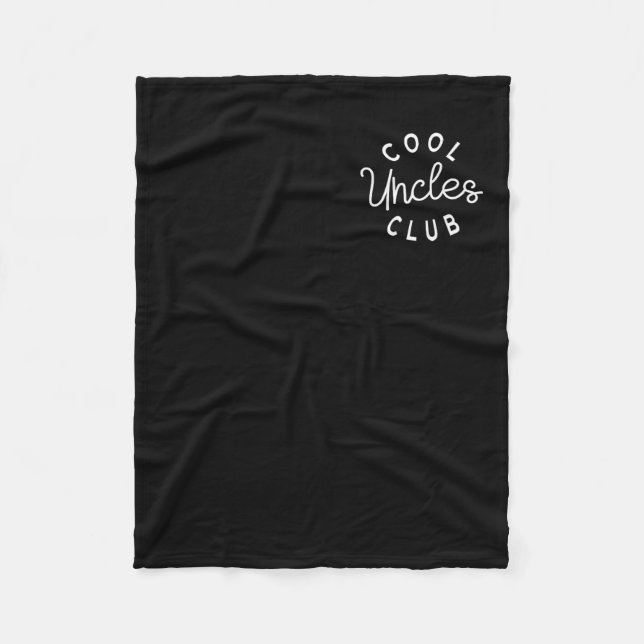 Cool Uncles Club Best Unver Funny Pocket Fath Fleecedecke (Vorderseite)