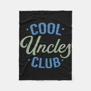 Cool Uncles Club Best Unver Funny Pocket Fath Fleecedecke