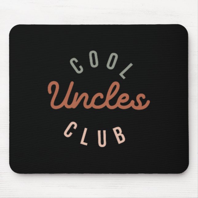 Cool Uncles Club Best Unver Funny Pocket Fath Mousepad (Vorne)