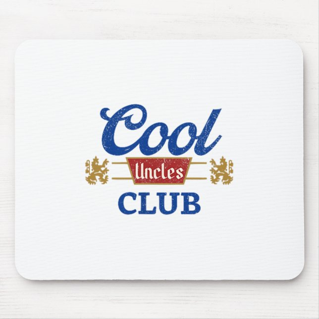 Cool Uncles Club Best Unver Funny Pocket Fath Mousepad (Vorne)
