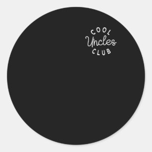 Cool Uncles Club Best Unver Funny Pocket Fath Runder Aufkleber