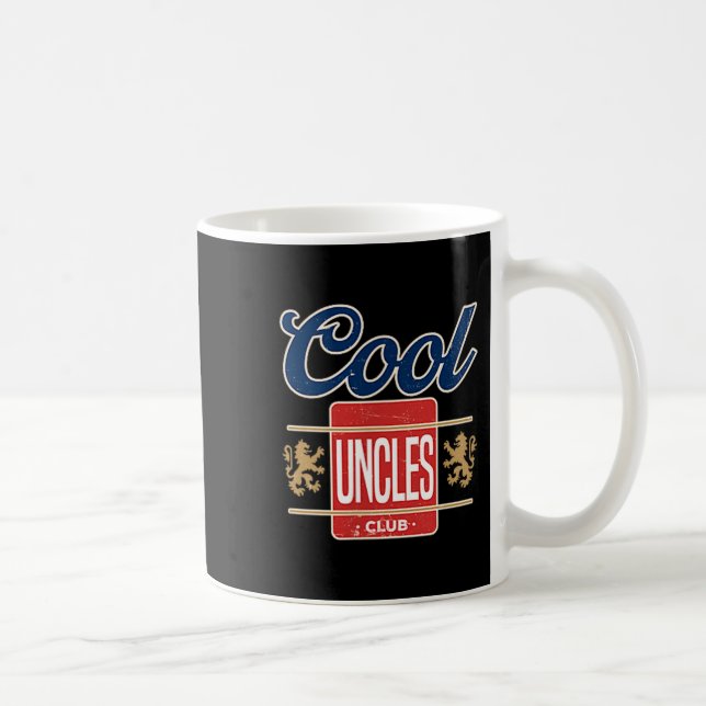 Cool Uncles Club For New Uncle Father's Day Uncle  Kaffeetasse (Rechts)