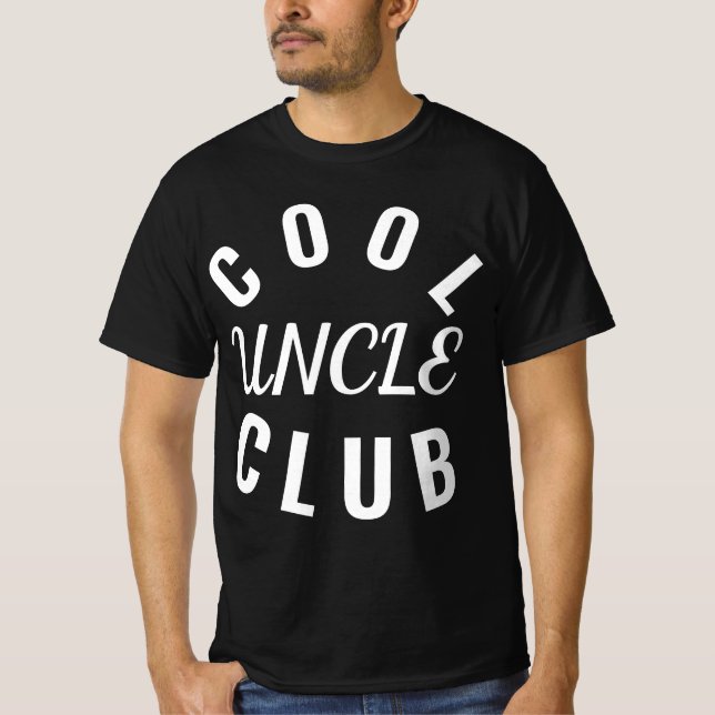 Cool Uncles Club Funny Family T-Shirt Gift (Vorderseite)