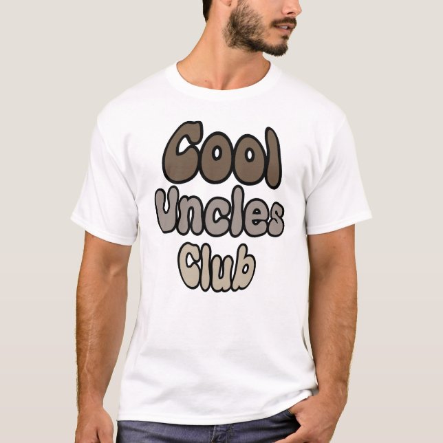 Cool Uncles Club Funny T - Shirt |Fun Gift for Onc (Vorderseite)