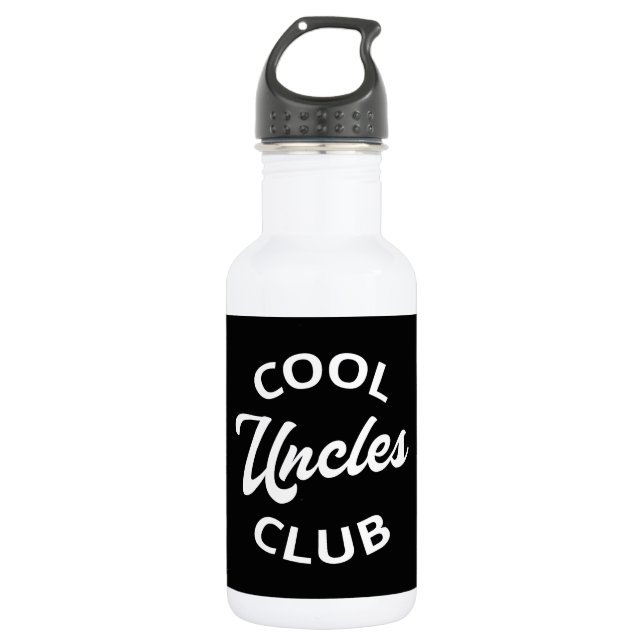Cool Uncles Club I Edelstahlflasche (Vorderseite)