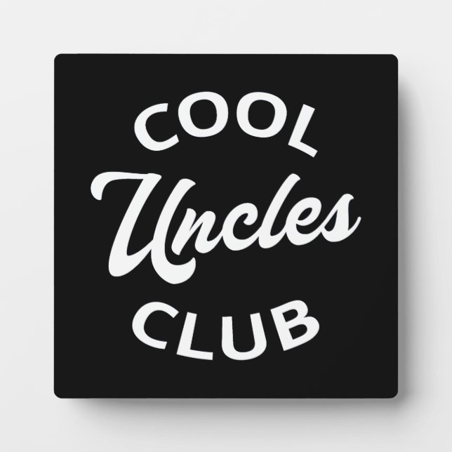 Cool Uncles Club I Fotoplatte (Vorderseite)