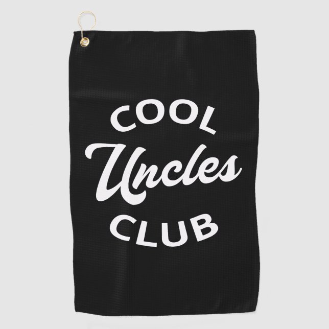 Cool Uncles Club I Golfhandtuch (Vorderseite)