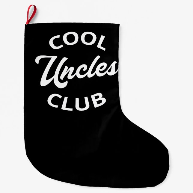 Cool Uncles Club I Großer Weihnachtsstrumpf (Vorderseite)
