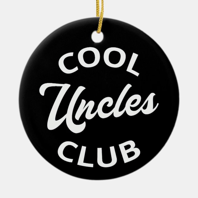 Cool Uncles Club I Keramik Ornament (Vorne)