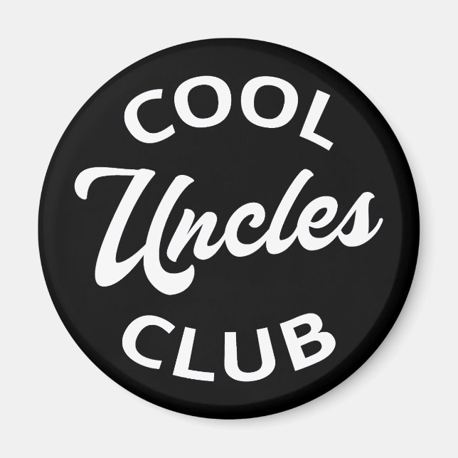 Cool Uncles Club I Magnet (Vorne)