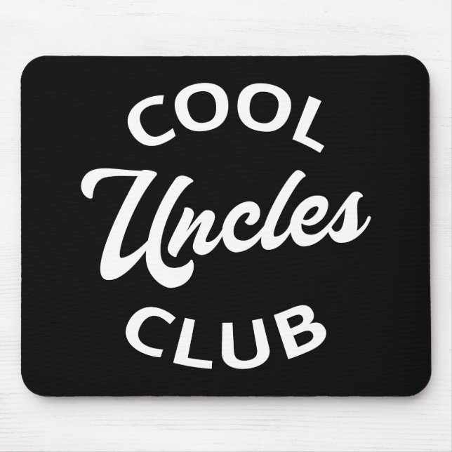 Cool Uncles Club I Mousepad (Vorne)
