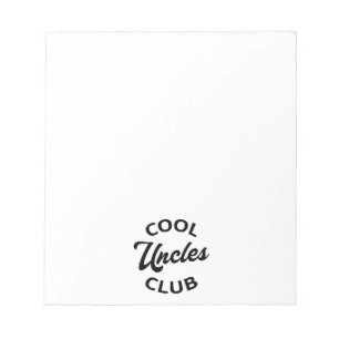 Cool Uncles Club I Notizblock