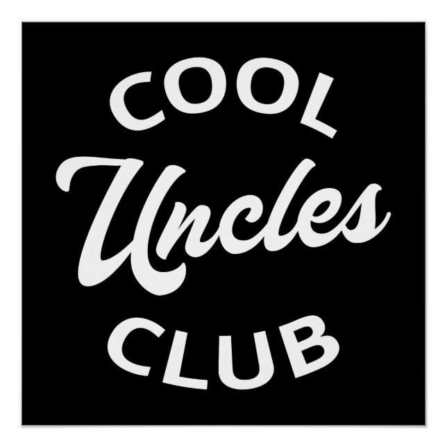 Cool Uncles Club I Poster (Vorderseite)