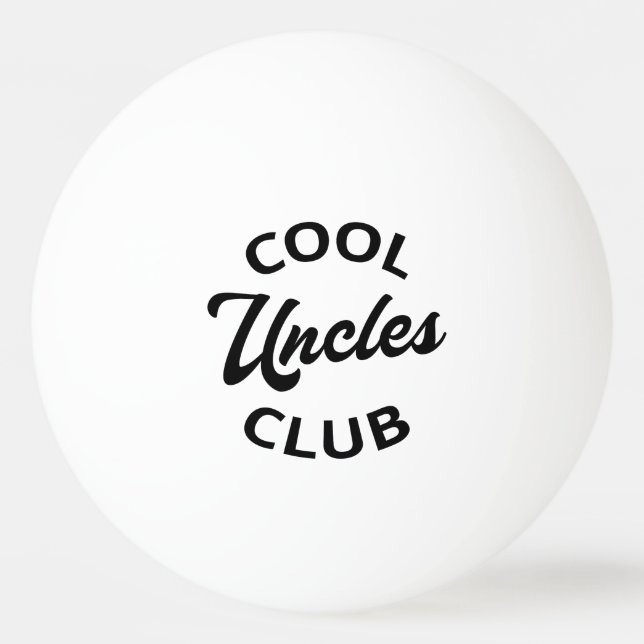 Cool Uncles Club I Tischtennisball (Vorderseite)