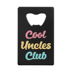 Cool Uncles Club II Geldbeutel Flaschenöffner