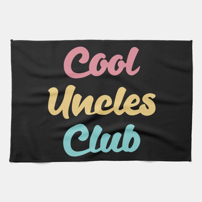 Cool Uncles Club II Geschirrtuch (Horizontal)