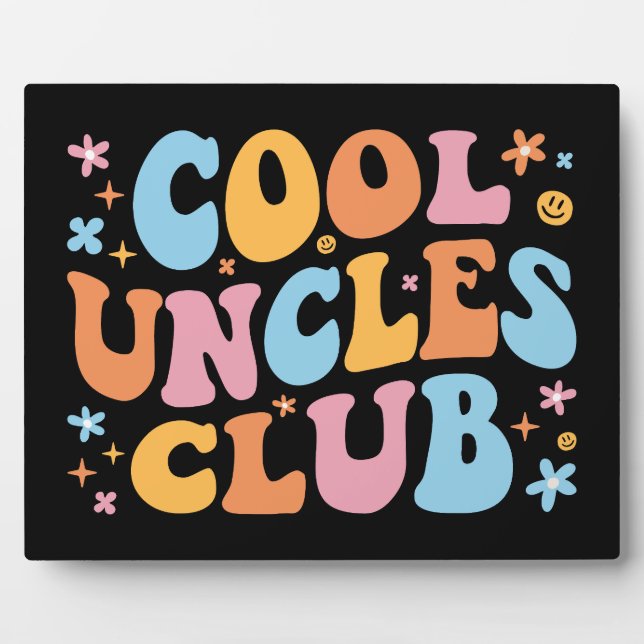 Cool Uncles Club III Fotoplatte (Vorderseite)