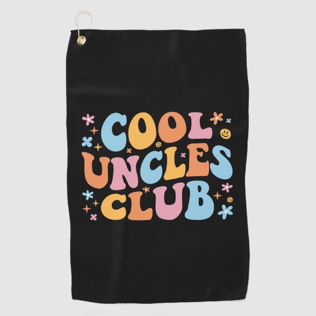 Cool Uncles Club III Golfhandtuch (Vorderseite)