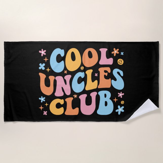 Cool Uncles Club III Strandtuch (Vorderseite)
