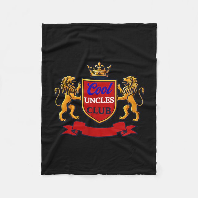 Cool Uncles Club Uncle Ever Funny Cket Funny Uncle Fleecedecke (Vorderseite)