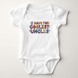 Cool Uncles Hockey Infant One Piece Baby Strampler