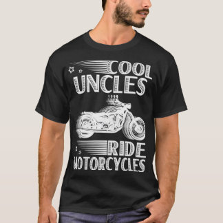 Cool Uncles Ride Motorräder Vatertag Motorrad T-Shirt