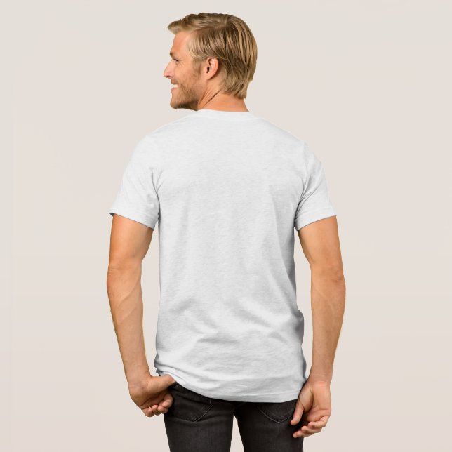 Cool und lässig Tri-Blend shirt (Rückseite voll)