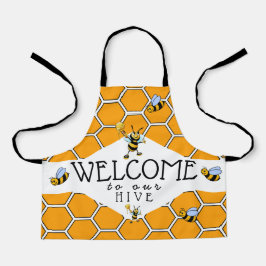 Cool und Niedlich Willkommen in unserem Bienenstoc Schürze