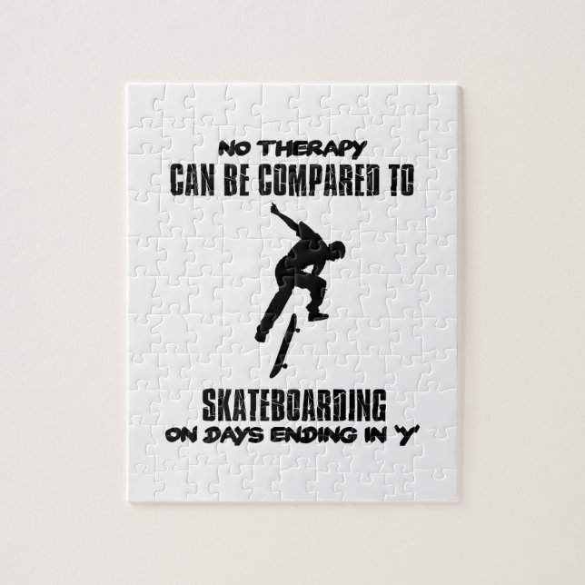 cool und skateboarding ENTWÜRFE neigend Puzzle (Vertikal)