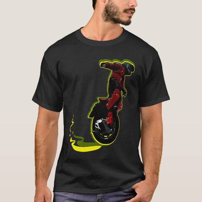 Cool Unicycle Hobby Sport T-Shirt (Vorderseite)