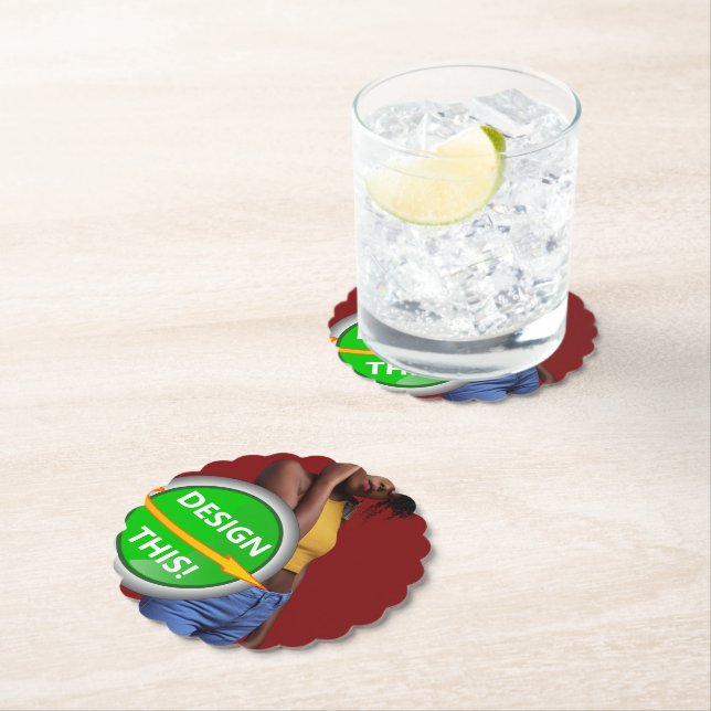 COOL! Untersetzer - Rund skaliert - kundenspezifis (Vor Ort)