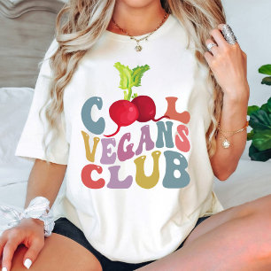 Cool Vegans Club / Vintage Pflanze T-Shirt