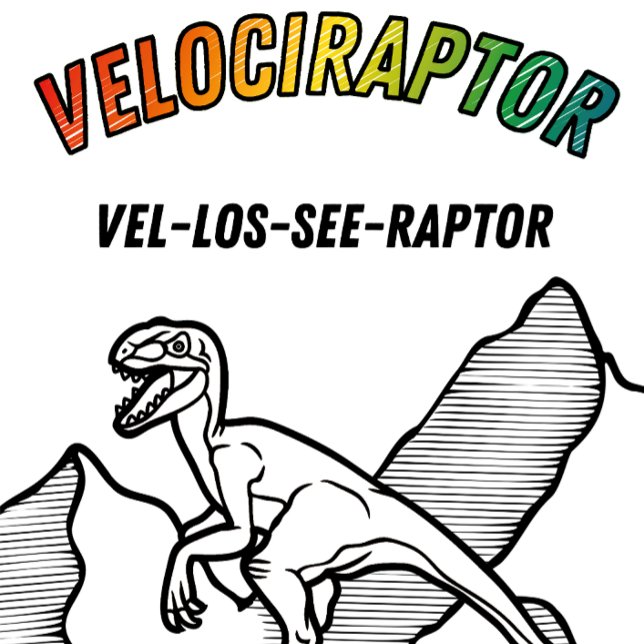Cool Velociraptor Dinosaur T - Shirt (Von Creator hochgeladen)