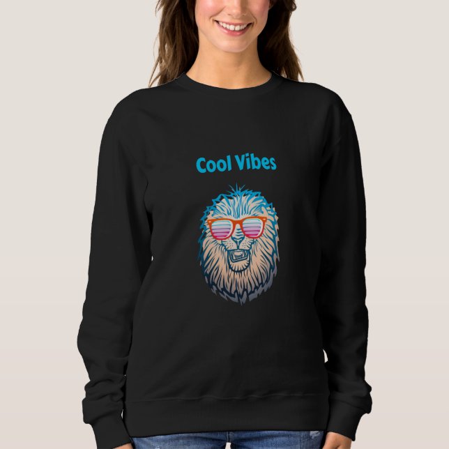Cool Vibes Lion Sweatshirt (Vorderseite)