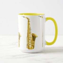 Cool Vintages Saxophon Tasse