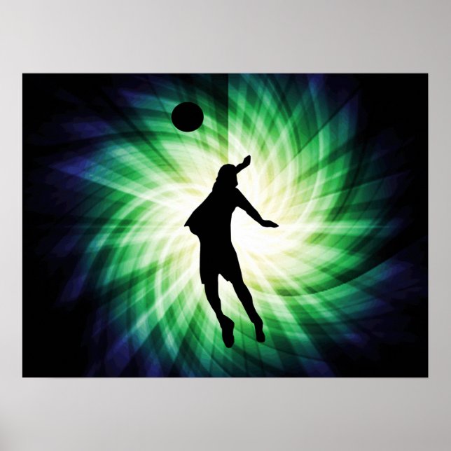 Cool Volleyball Poster (Vorne)