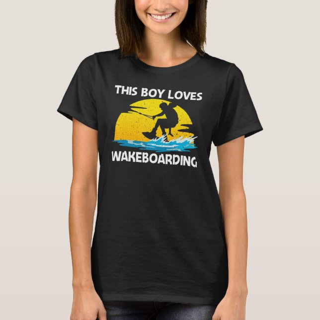 Cool Wakeboarding For Boys Men Wakeboard Wakeboard T-Shirt (Vorderseite)