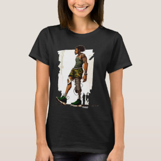 Cool Walking Prothetische Beine Urban Streetwear T-Shirt