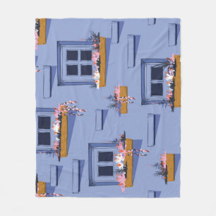Cool Wall Windows Sommermuster Fleecedecke