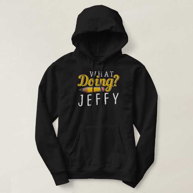 Cool, was tun Jeffy ich geben Männer Frauen Kinder Hoodie (Design vorne)