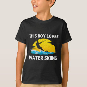 Cool Wasserski fahren für Jungen Mädchen Skisport T-Shirt