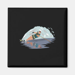 Cool Wasserskilaufen Wassersport Ozean Abenteuer S Magnet