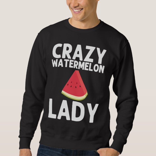 Cool Watermelon  For Women Mom Red Melon Fruit Bev Sweatshirt (Vorderseite)