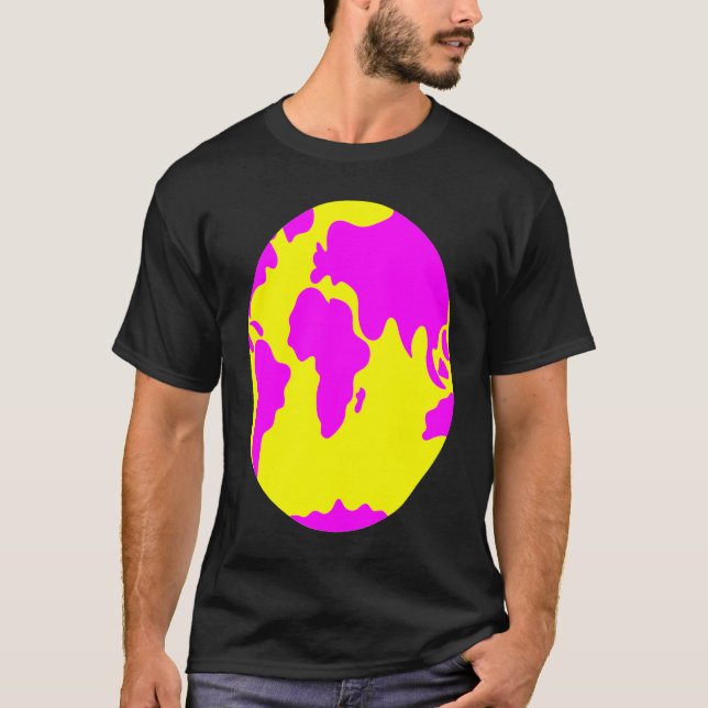 Cool Wear World Map Outfit Graphic Style Tees & Co (Vorderseite)