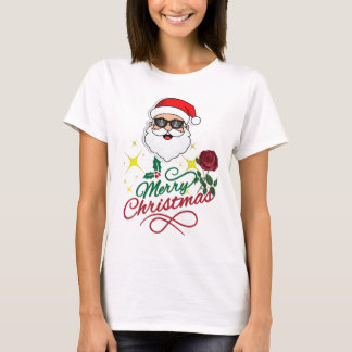 Cool Weihnachten mit Rose & Holly T-Shirt